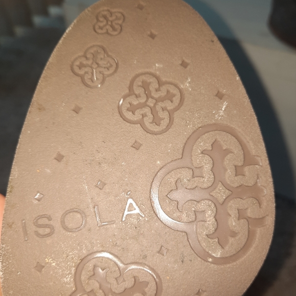 Isola sz 6.5M gray leather boot - Picture 8 of 9